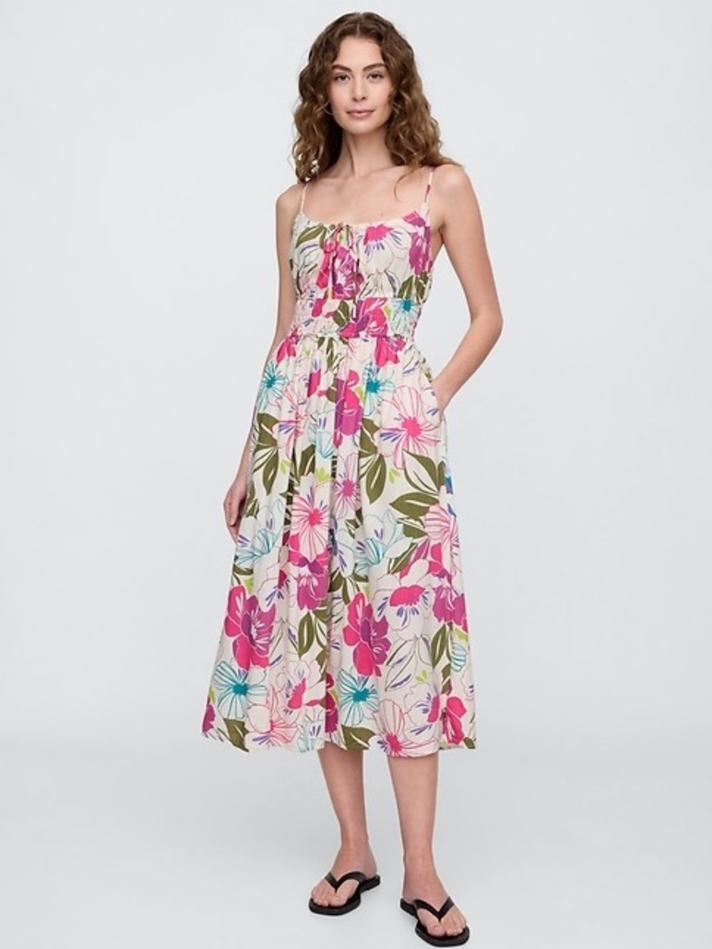 Gap Floral print maxi dress